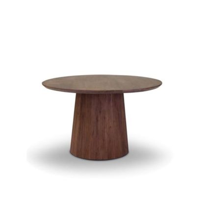 Eettafel Argus Rond 130 Bruin / Zwart - Afbeelding 6