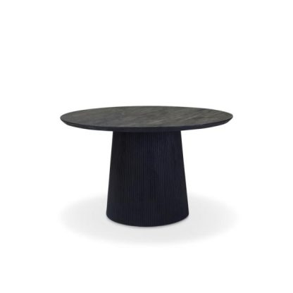 Eettafel Argus Rond 130 Bruin / Zwart - Afbeelding 2