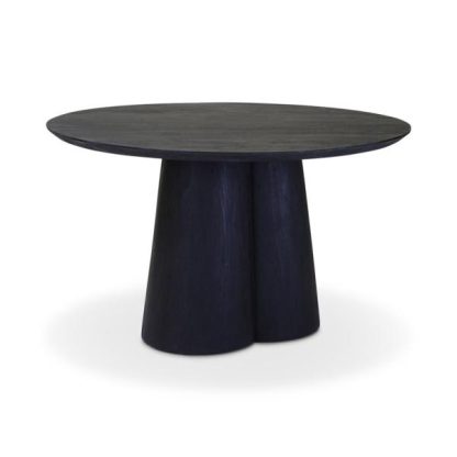 Eettafel Cobos Rond 130 Bruin / Zwart - Afbeelding 6