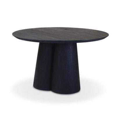 Eettafel Cobos Rond 130 Bruin / Zwart - Afbeelding 5