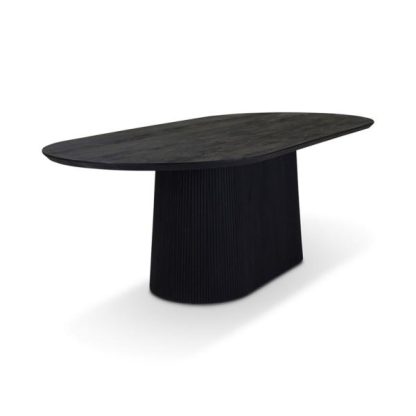 Eettafel Mendosa 240 x 110 Bruin / Zwart - Afbeelding 11